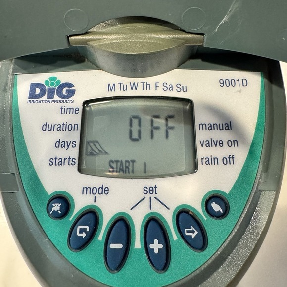 DIG Hose Thread Watering Timer 9-Volt Model 9001DB Tested - Picture 2 of 11